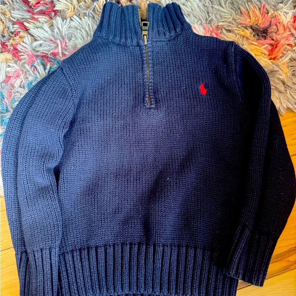 Ralph Lauren quarter zip pull over.